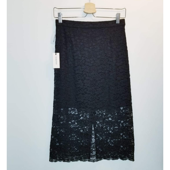 Aritzia Babaton Wilbur Lace Midi Pencil Skirt - Picture 3 of 3